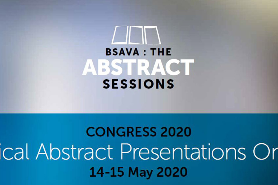 BSAVA 2020 - The Abstract Sessions poster